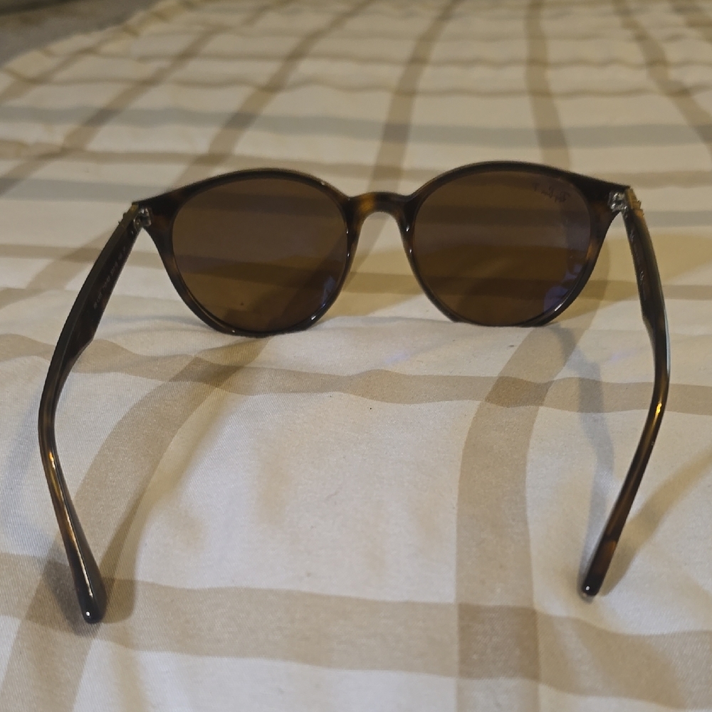 Ray-Ban Tortoise Shell Round Sunglasses - Picture 2 of 6